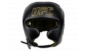 Шлем с защитой щек на шнуровке UFC (Черный - L) Шлем с защитой щек на шнуровке UFC (Черный - L)