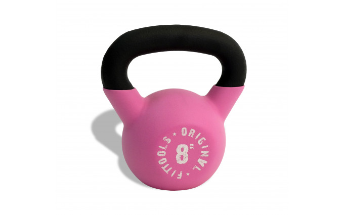 Гиря 8 кг обрезиненная розовая Гиря 8 кг обрезиненная розовая