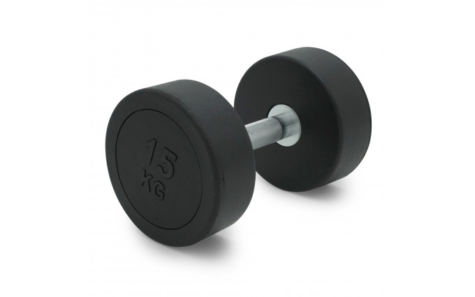 Гантель UNIX Fit PRO круглая обрезиненная 15 кг Гантель UNIX Fit PRO круглая обрезиненная 15 кг