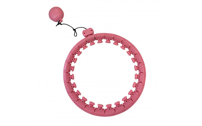 Массажный обруч ХулаХуп UNIX Fit разборный, 110 см, розовый Массажный обруч ХулаХуп UNIX Fit разборный, 110 см, розовый